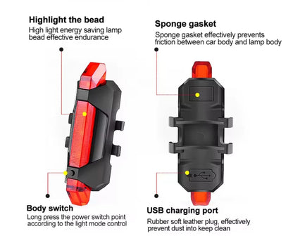 Luz LED de posición para bicicletas